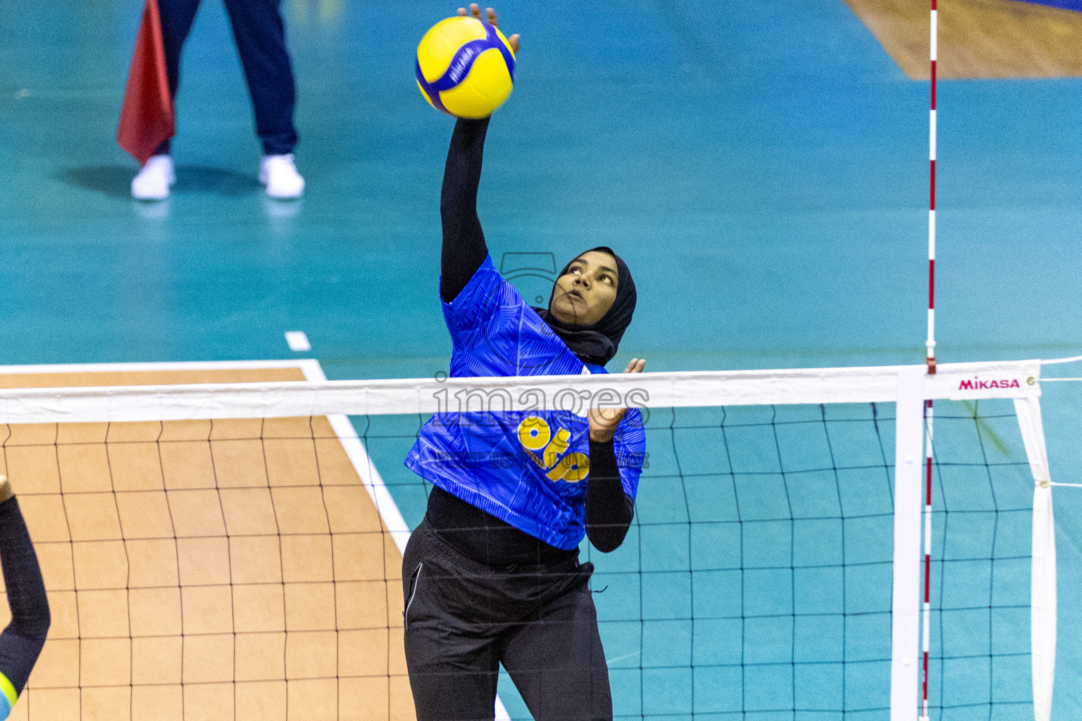 Final of Women's Division of Volleyball Association Cup 2023 held in Male', Maldives on Tuesday, 9th January 2024 at Social Center Indoor Hall Photos By: Nausham Waheed /images.mv