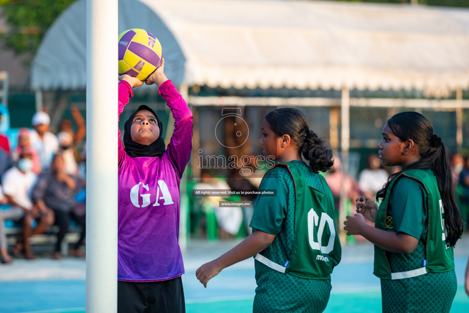 Day 8 of Junior Netball Championship 2022 on 11th March 2022 held in Male', Maldives. Photos by Nausham Waheed & Hassan Simah