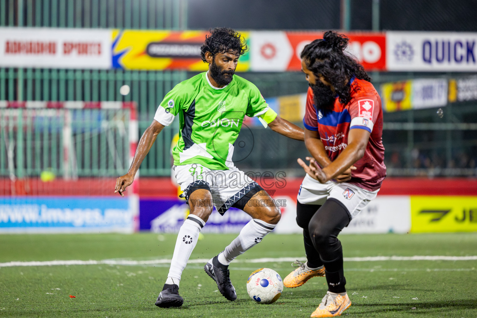 HDh Naivaadhoo vs HDh Nellaidhoo in Day 13 of Golden Futsal Challenge 2025 was held on Friday, 17th January 2025, in Hulhumale', Maldives. Photos: Nausham Waheed / images.mv