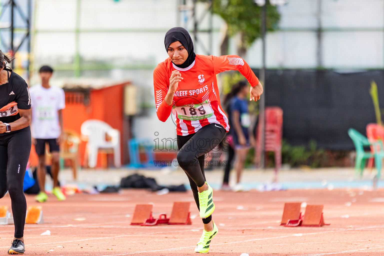 Day 1 of National Athletics Championship 2025 was held at Ekuveni Running Ground in Male', Maldives on Thursday, 14th August 2025. Photos: Areef Adam / images.mv
