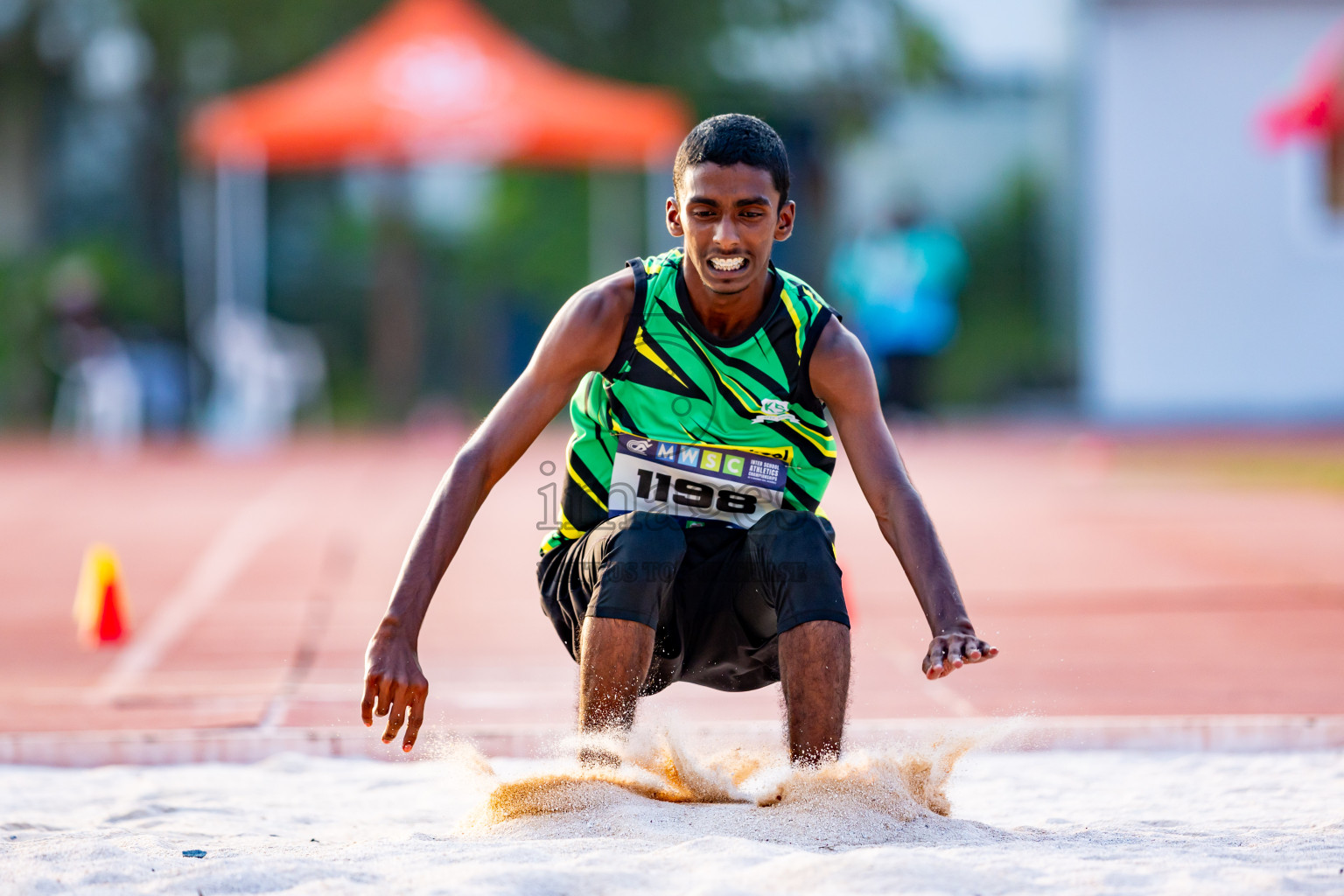 Day 5 of MWSC Interschool Athletics Championships 2024 held in Hulhumale Running Track, Hulhumale, Maldives on Wednesday, 13th November 2024. Photos by: Nausham Waheed / Images.mv