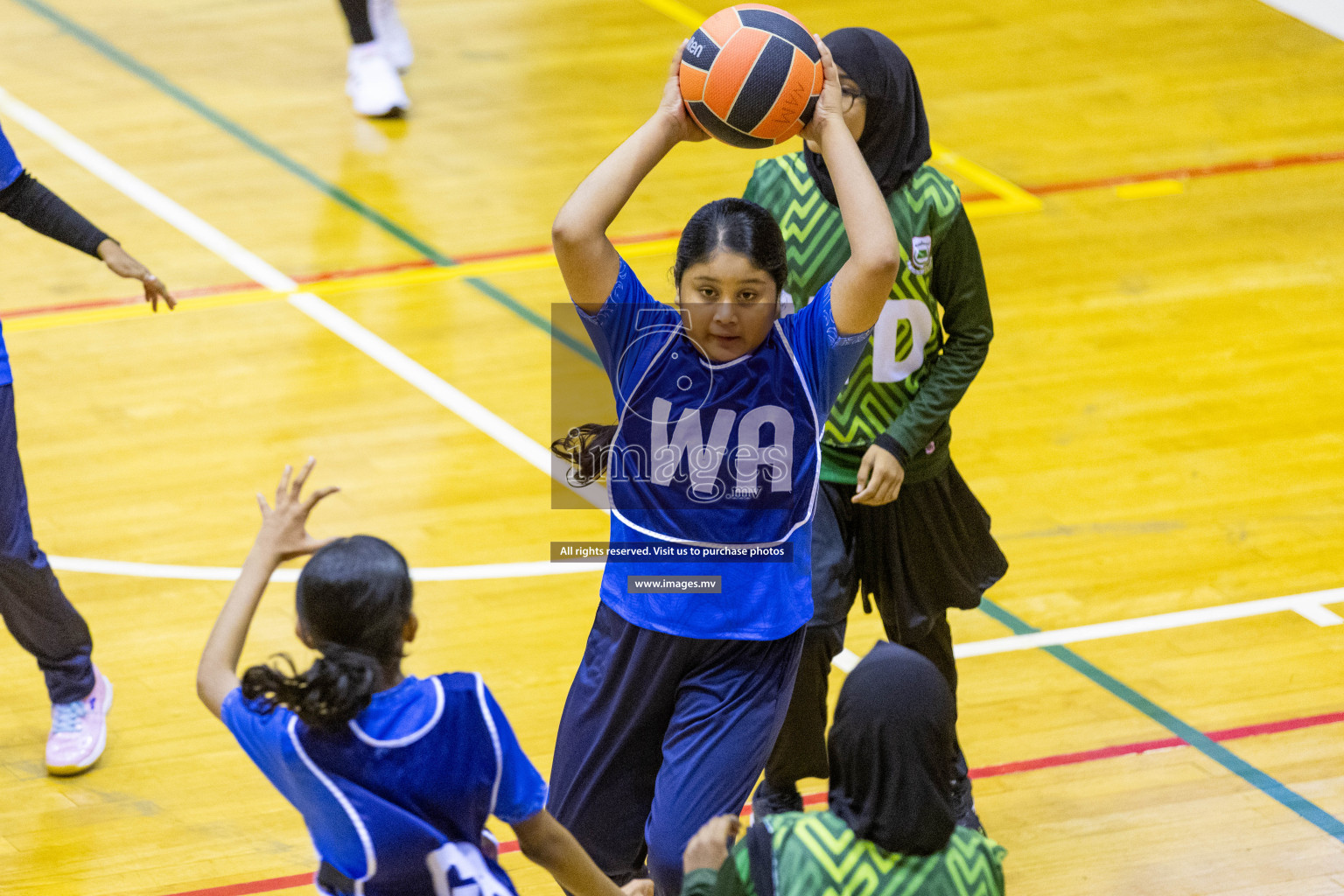 Day7 of 24th Interschool Netball Tournament 2023 was held in Social Center, Male', Maldives on 2nd November 2023. Photos: Nausham Waheed / images.mv