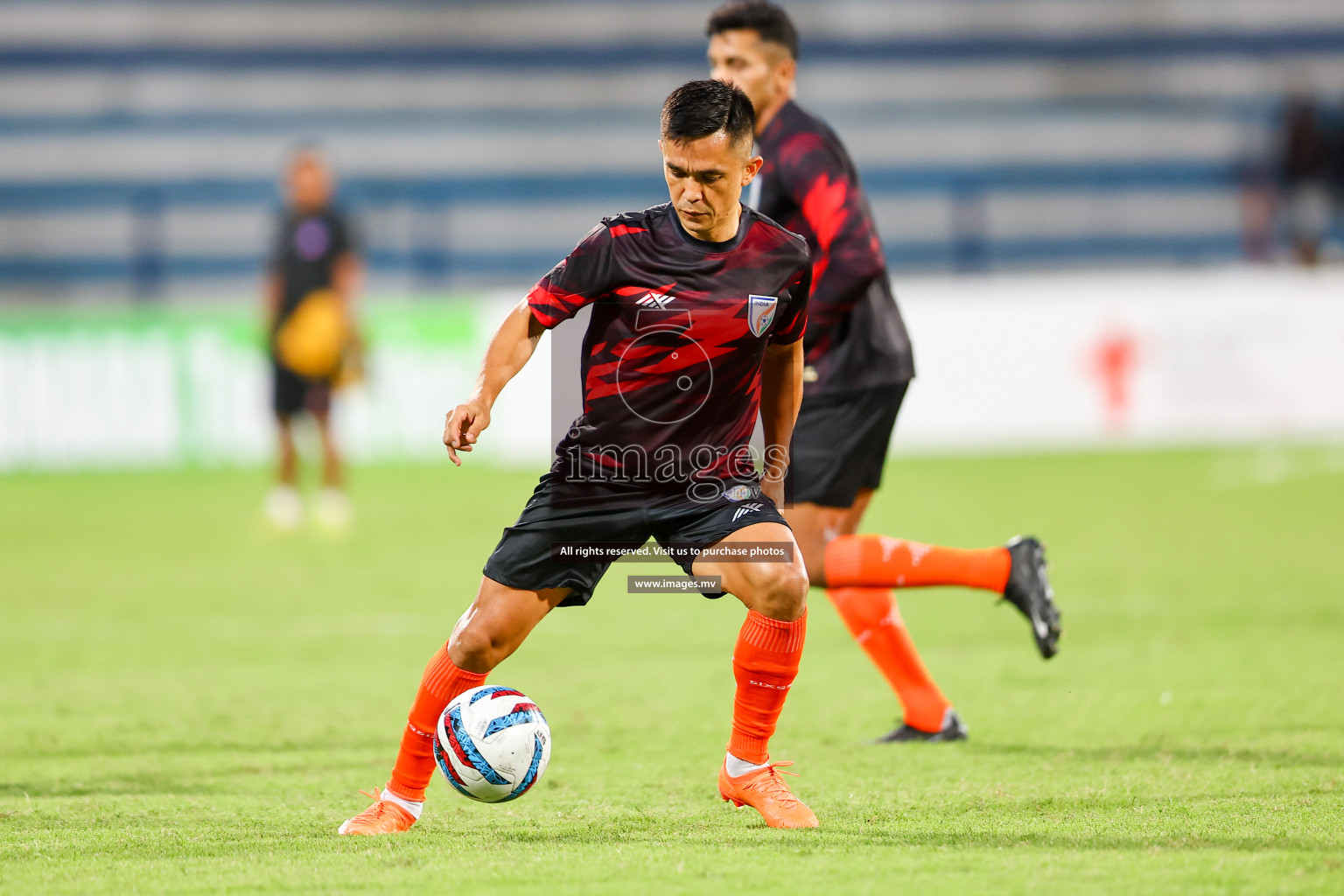 Nepal vs India in SAFF Championship 2023 held in Sree Kanteerava Stadium, Bengaluru, India, on Saturday, 24th June 2023. Photos: Nausham Waheed, Hassan Simah / images.mv