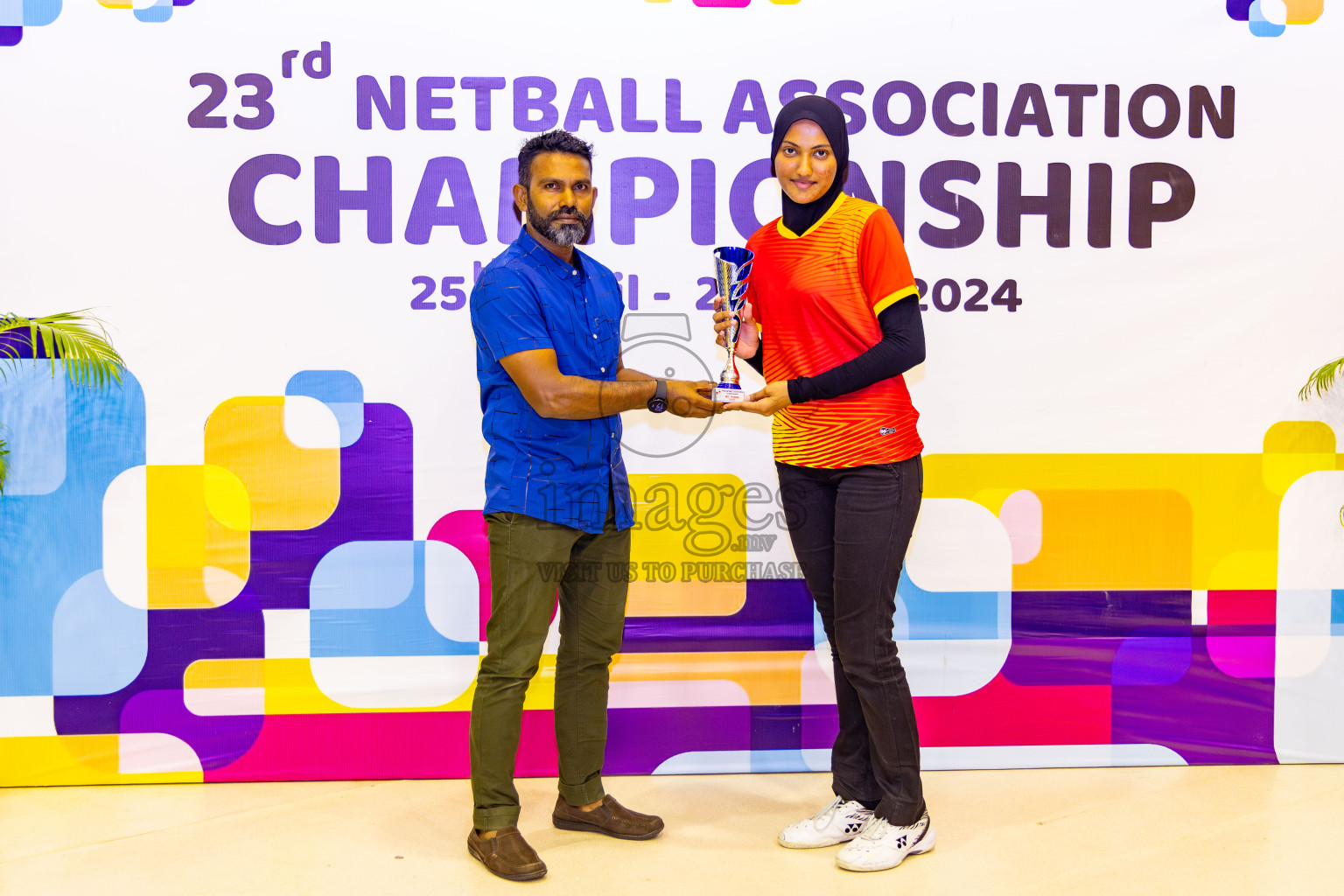 Final of 23rd Netball Association Championship was held in Social Canter at Male', Maldives on Sunday, 5th May 2024. Photos: Nausham Waheed / images.mv