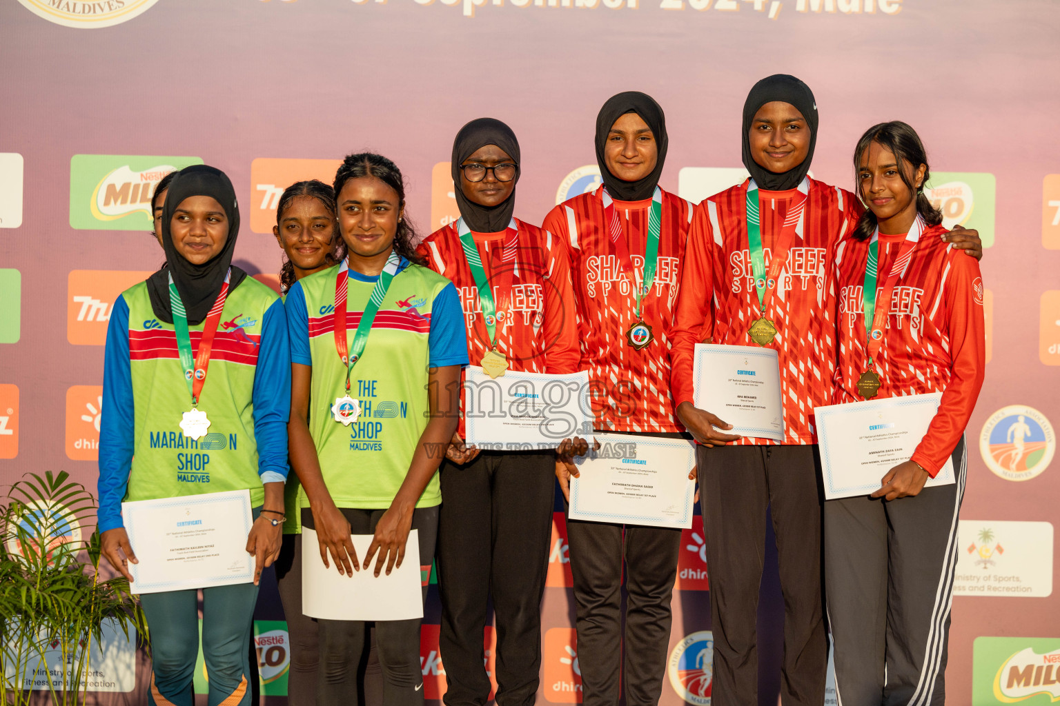 Day 3 of 33rd National Athletics Championship was held in Ekuveni Track at Male', Maldives on Saturday, 7th September 2024. Photos: Suaadh Abdul Sattar / images.mv