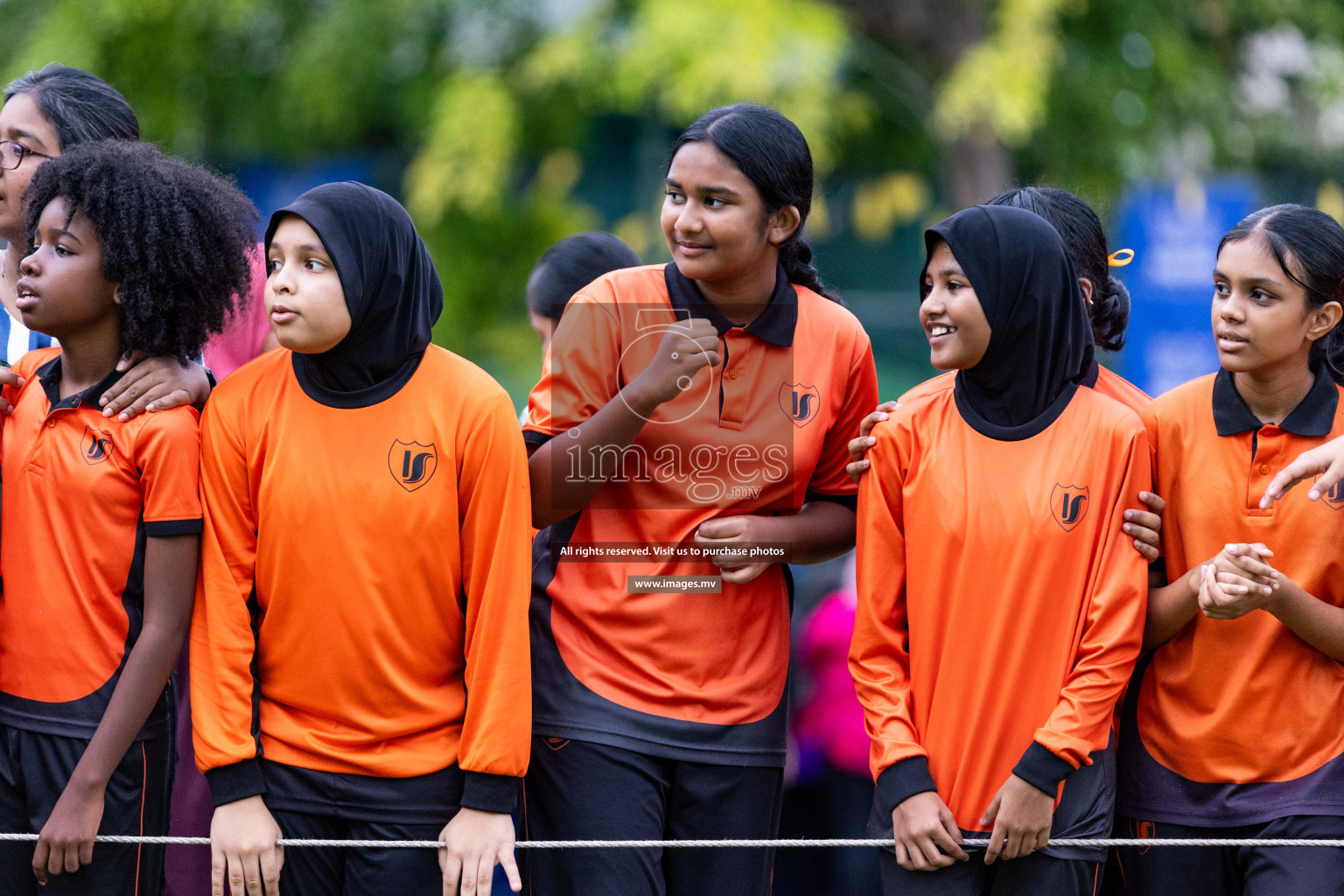 Day 2 of Nestle' Kids Netball Fiesta 2023 held in Henveyru Stadium, Male', Maldives on Thursday, 1st December 2023. Photos by Nausham Waheed / Images.mv