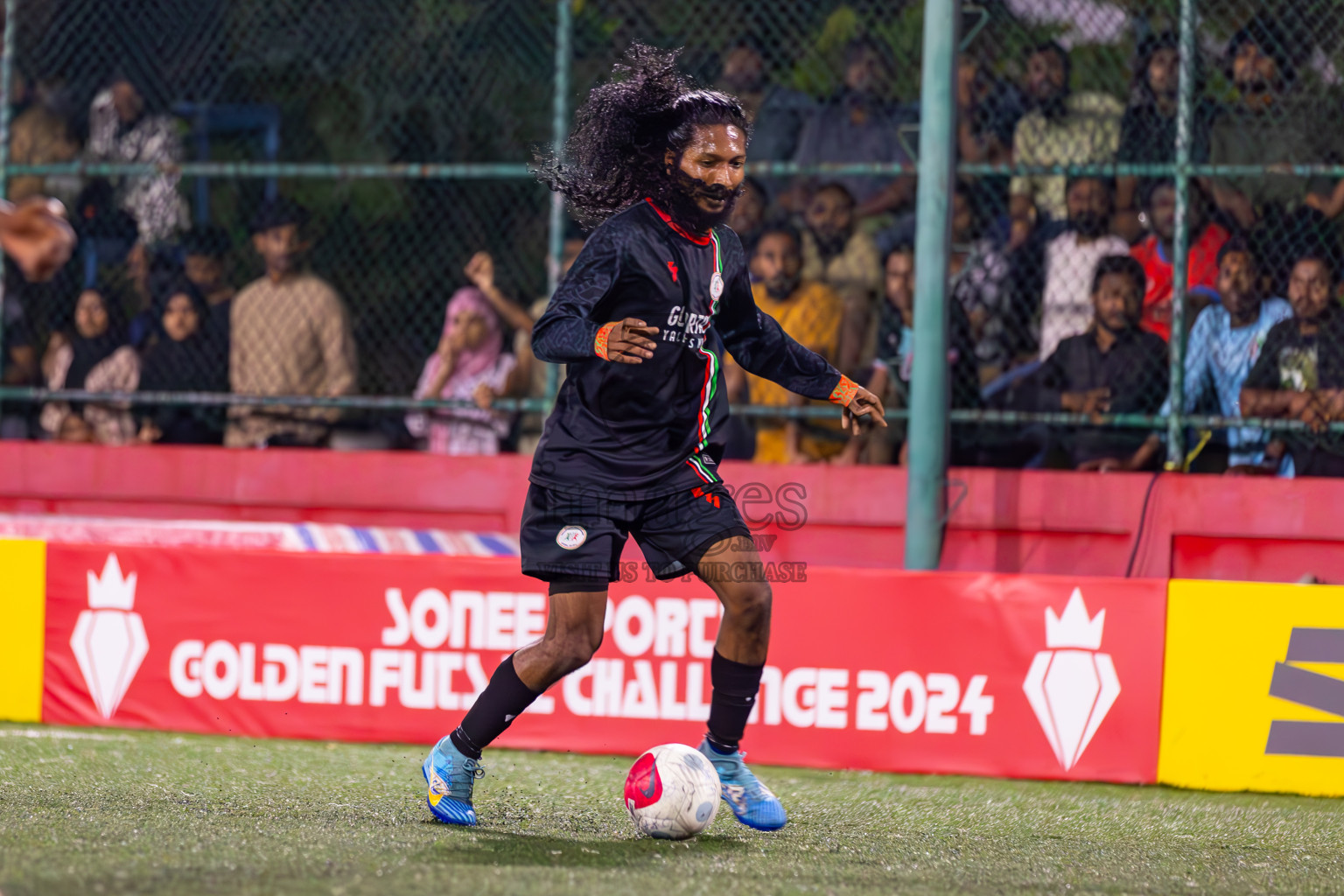 L Isdhoo vs L Hithadhoo in Day 16 of Golden Futsal Challenge 2024 was held on Tuesday, 30th January 2024, in Hulhumale', Maldives Photos: Ismail Thoriq / images.mv