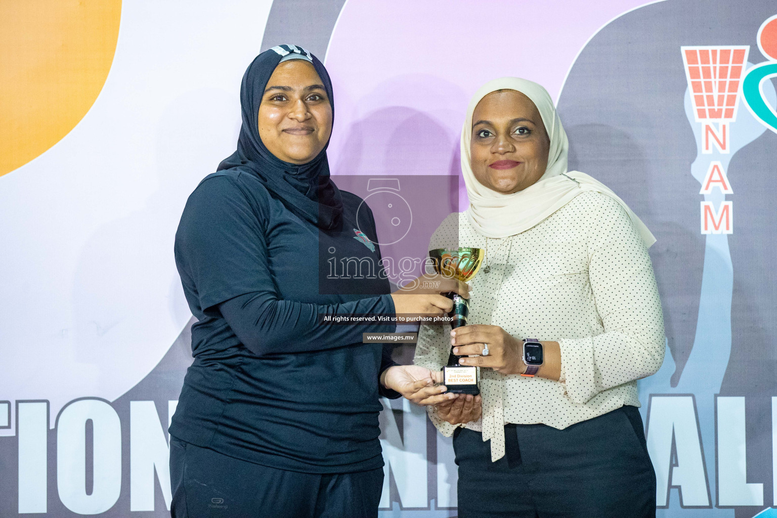 Day 6 of 20th Milo National Netball Tournament 2023, held in Synthetic Netball Court, Male', Maldives on 4th June 2023 Photos: Nausham Waheed/ Images.mv