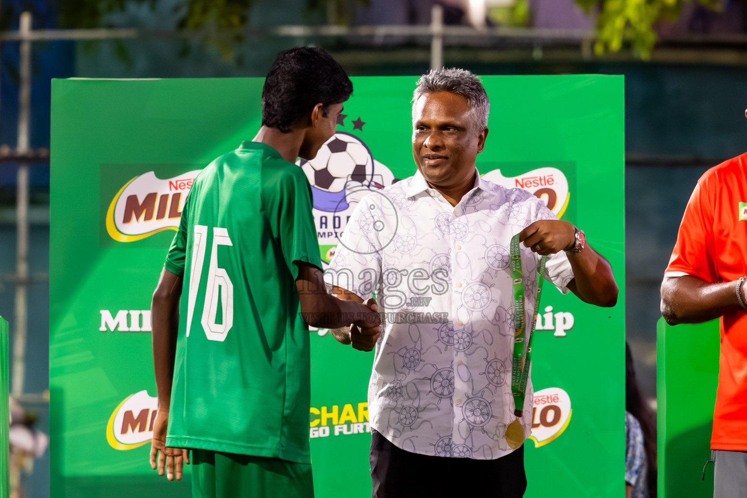 Day 5 of MILO Academy Championship 2025 (U14) was held on Monday, 3rd November 2025 at Henveiru Football Grounds, Male', Maldives . Photos: Nausham Waheed / images.mv