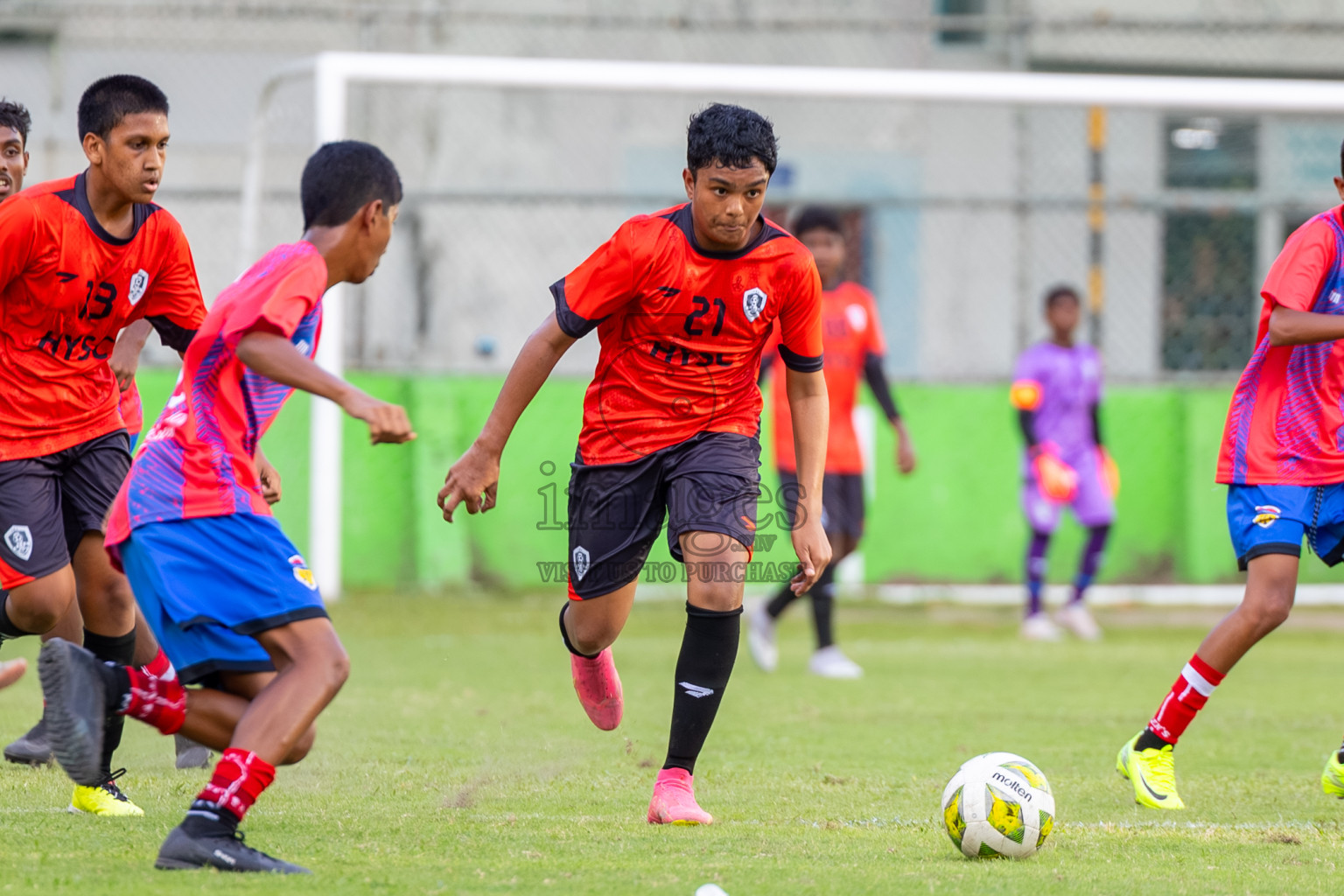 Day 1 of MILO Academy Championship 2025 (U14) was held on Thursday, 30th October 2025 at Henveiru Football Grounds, Male', Maldives . 
Photos: Ismail Thoriq / images.mv