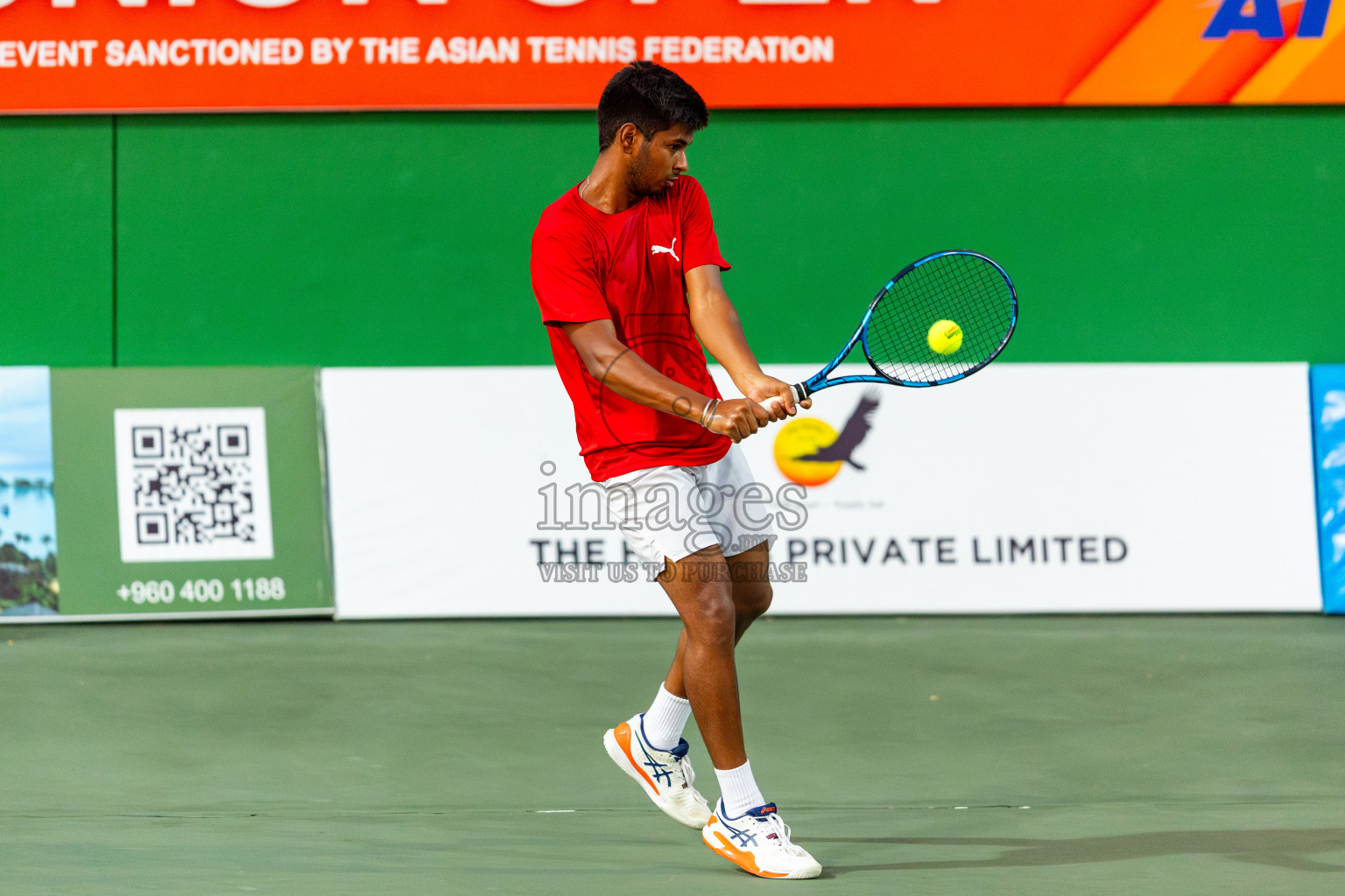 Day 1 of ATF Maldives Junior Open Tennis was held in Male' Tennis Court, Male', Maldives on Monday, 9th December 2024. Photos: Nausham Waheed / images.mv