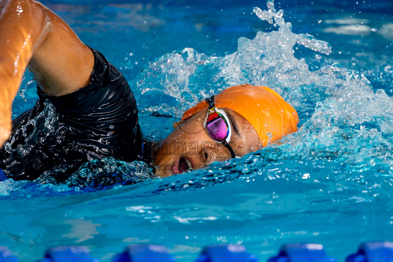 Day 1 of National Swimming Competition 2024 held in Hulhumale', Maldives on Friday, 13th December 2024. Photos: Nausham Waheed / images.mv