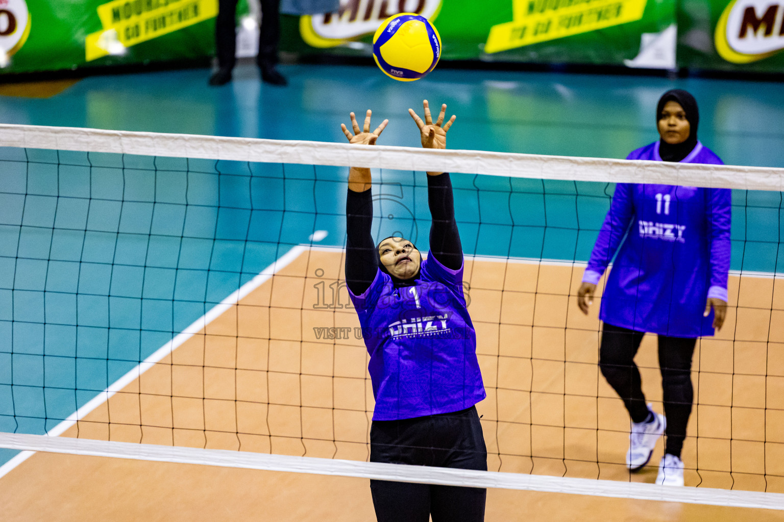 Final of Women's Division of Milo VAM Cup 2024 held in Male', Maldives on Saturday, 13th July 2024 at Social Center Indoor Hall Photos By: Nausham Waheed / images.mv