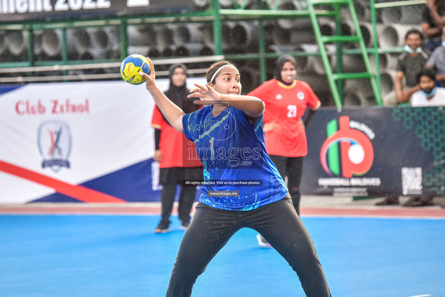 Day 7 of MILO 6th Inter Office Handball Tournament 2022 Photos by Nausham waheed