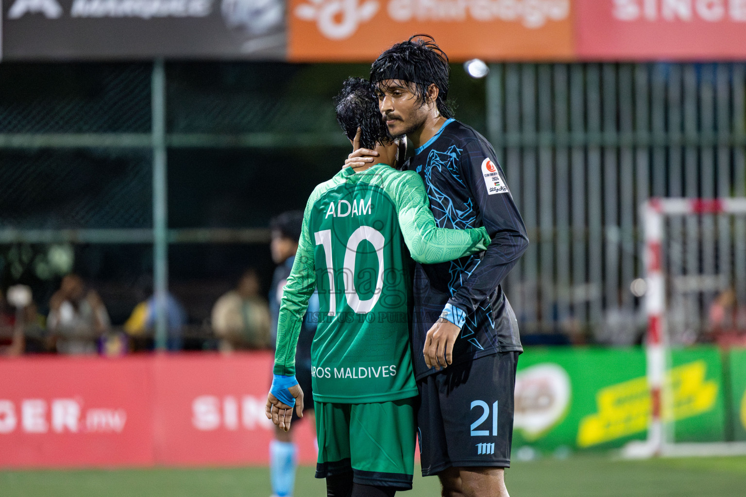 CLUB TTS vs Baros Maldives in Club Maldives Cup 2024 held in Rehendi Futsal Ground, Hulhumale', Maldives on Monday, 23rd September 2024. 
Photos: Hassan Simah / images.mv