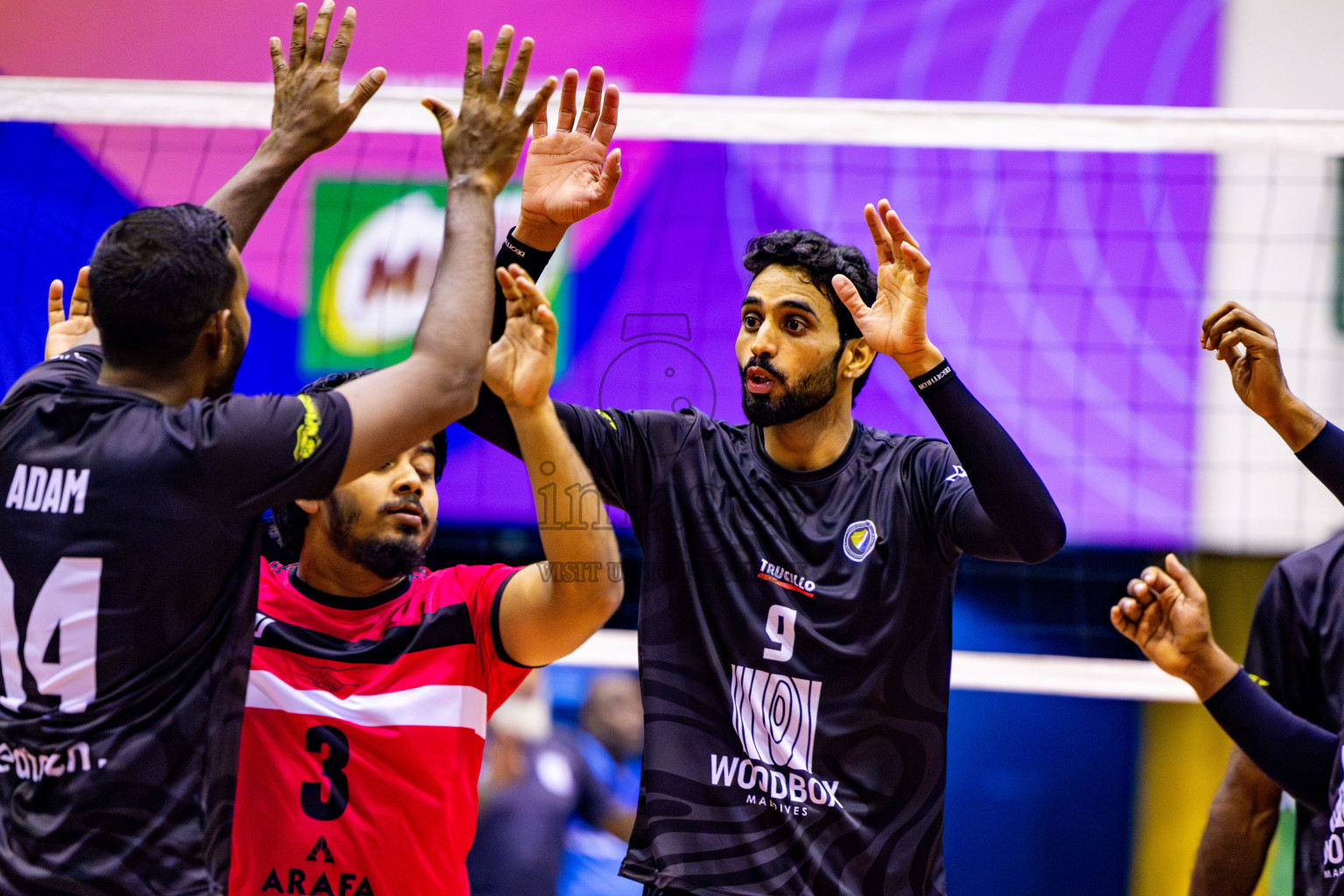 Day 2 of MILO VAM Cup 2024 Men's Division was held in Social Center Indoor Hall on Tuesday, 29th October 2024. Photos: Nausham Waheed / images.mv