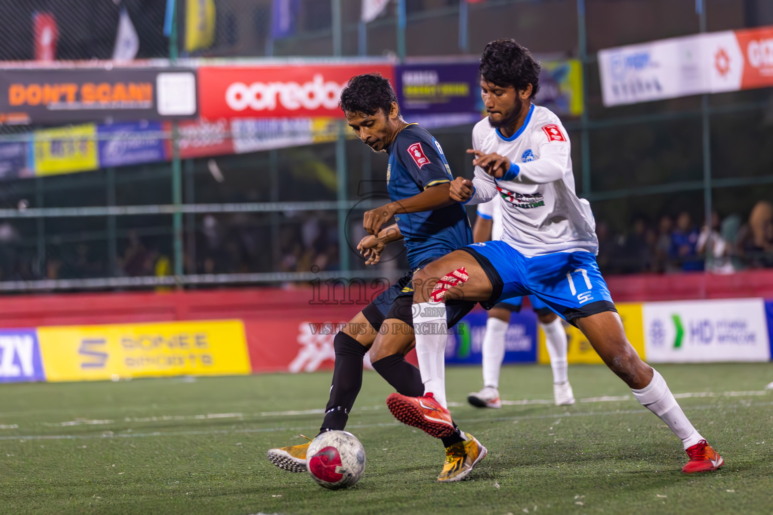 Th Guraidhoo vs Th Veymandoo in Day 15 of Golden Futsal Challenge 2024 was held on Monday, 29th January 2024, in Hulhumale', Maldives
Photos: Ismail Thoriq / images.mv