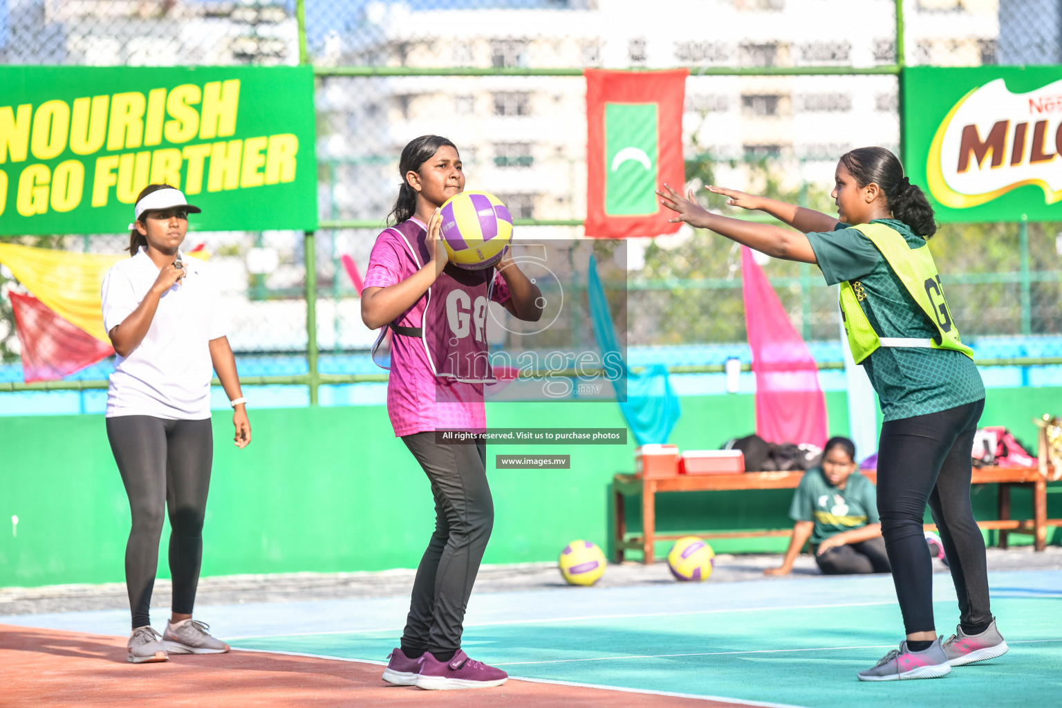 Day 7 of Junior Netball Championship 2022 on 11th March 2022 held in Male', Maldives. Photos by Nausham Waheed