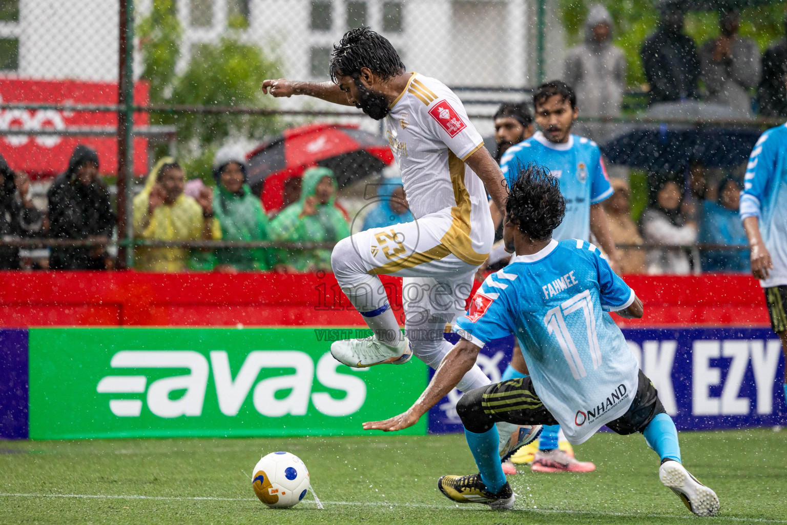Raa Rasgetheem vs Raa Alifushi  in Day 10 of Golden Futsal Challenge 2025 was held on Tuesday, 14th January 2025, in Hulhumale', Maldives Photos: Shuu Abdul Sattar / images.mv