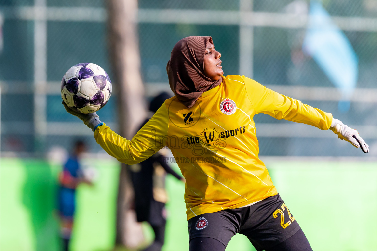 TC Sports Club vs Maziya Sports and Recreation  in FAM Women’s League 2025 held in Henveiru Football ground, Male', Maldives on Thursday, 11th December 2025. Photos: Nausham Waheed / Images.mv