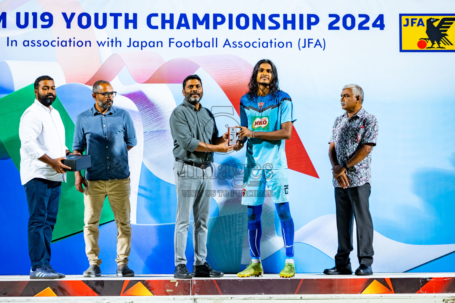 Super United Sports vs TC Sports Club in the Final of Under 19 Youth Championship 2024 was held at National Stadium in Male', Maldives on Monday, 1st July 2024. Photos: Nausham Waheed / images.mv