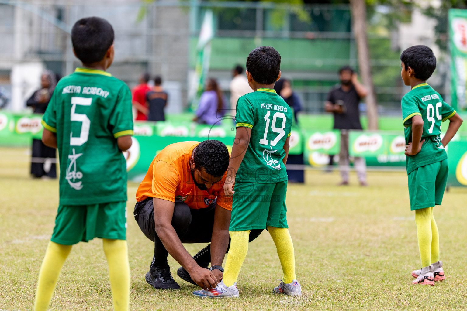 Day 1 of MILO SVAM Juniors 2025 (U-8) was held at Henveiru Stadium in Male', Maldives on Thursday, 26th June 2025. 
Photos: Hassan Simah / images.mv