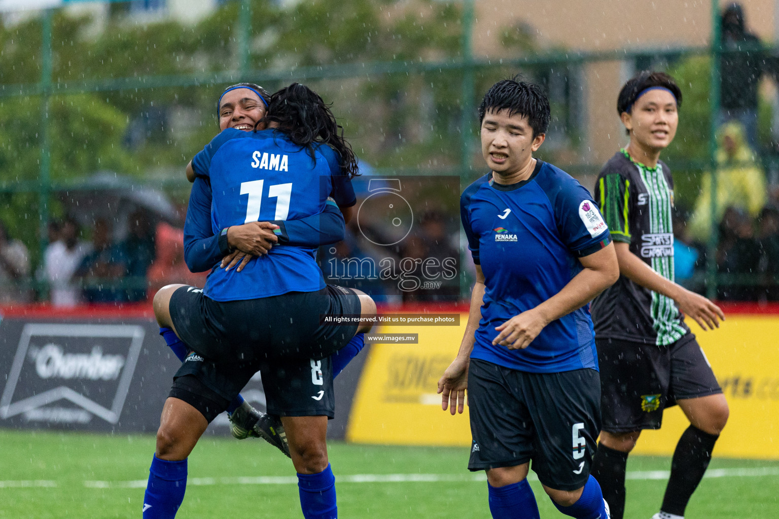 WAMCO vs Team Fenaka in Eighteen Thirty Women's Futsal Fiesta 2022 was held in Hulhumale', Maldives on Friday, 14th October 2022. Photos: Hassan Simah / images.mv