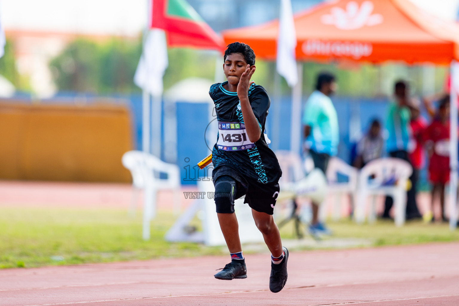 Day 5 of MWSC Interschool Athletics Championships 2024 held in Hulhumale Running Track, Hulhumale, Maldives on Wednesday, 13th November 2024. Photos by: Nausham Waheed / Images.mv