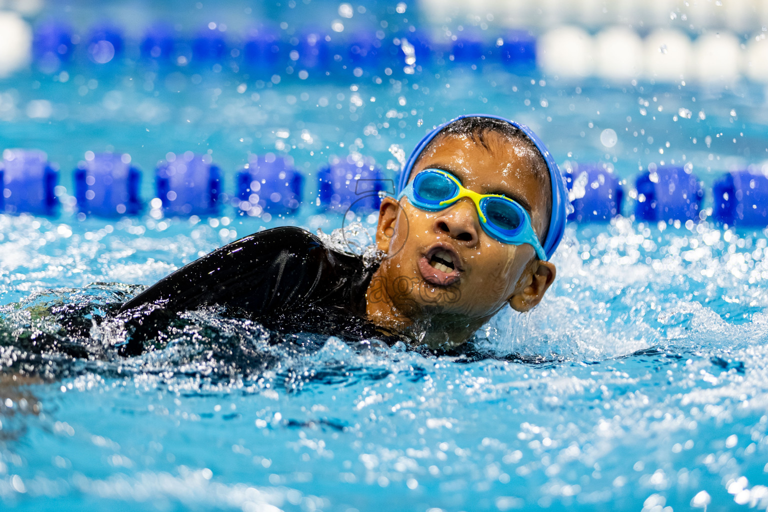 Day 2 of BML 6th National Kids Swimming Kids Festival 2025 held in Hulhumale', Maldives on Tuesday, 4th November 2024. Photos: Hassan Simah / images.mv