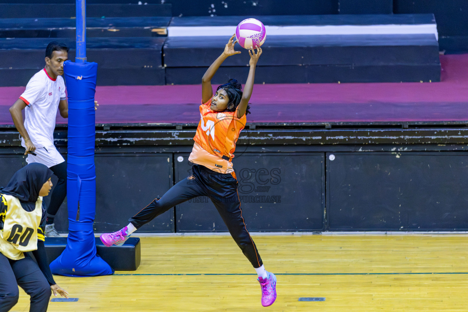 Day 4 of Inter-School Netball Tournament 2025 was held in Social Center Indoor Hall on Tuesday, 21th October 2025. Photos: Areef Adam / images.mv