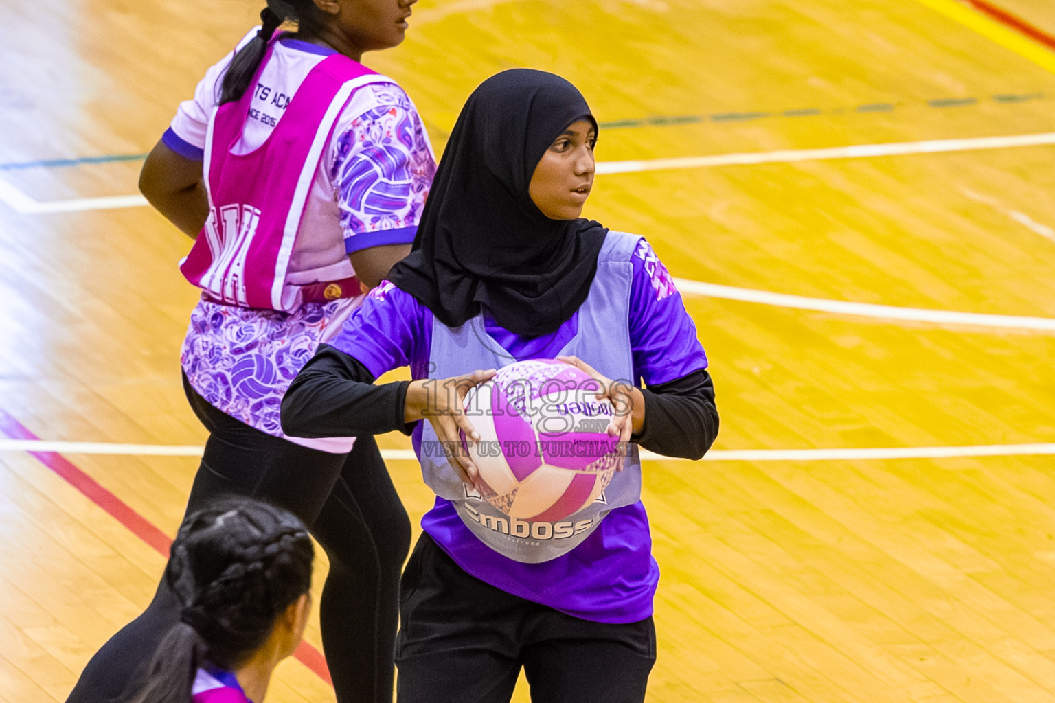 Day 9 of 24th Milo Netball Association Championship was held in Social Center at Male', Maldives on Tuesday, 9th September 2025. Photos: Mohamed Mahfooz Moosa / images.mv