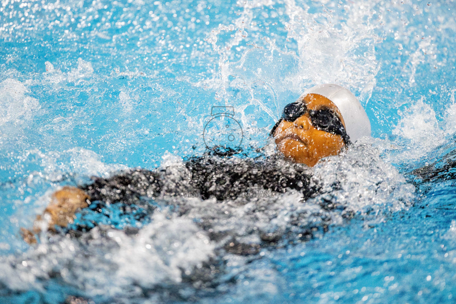 Day 4 of National Swimming Competition 2024 held in Hulhumale', Maldives on Monday, 16th December 2024. 
Photos: Hassan Simah / images.mv