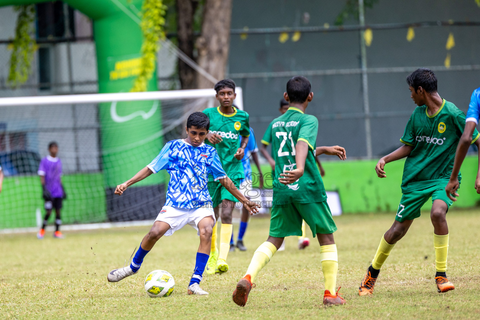 Day 4 of MILO Academy Championship 2024 (U-14) was held in Henveyru Stadium, Male', Maldives on Sunday, 3rd November 2024.
Photos: Ismail Thoriq /  Images.mv