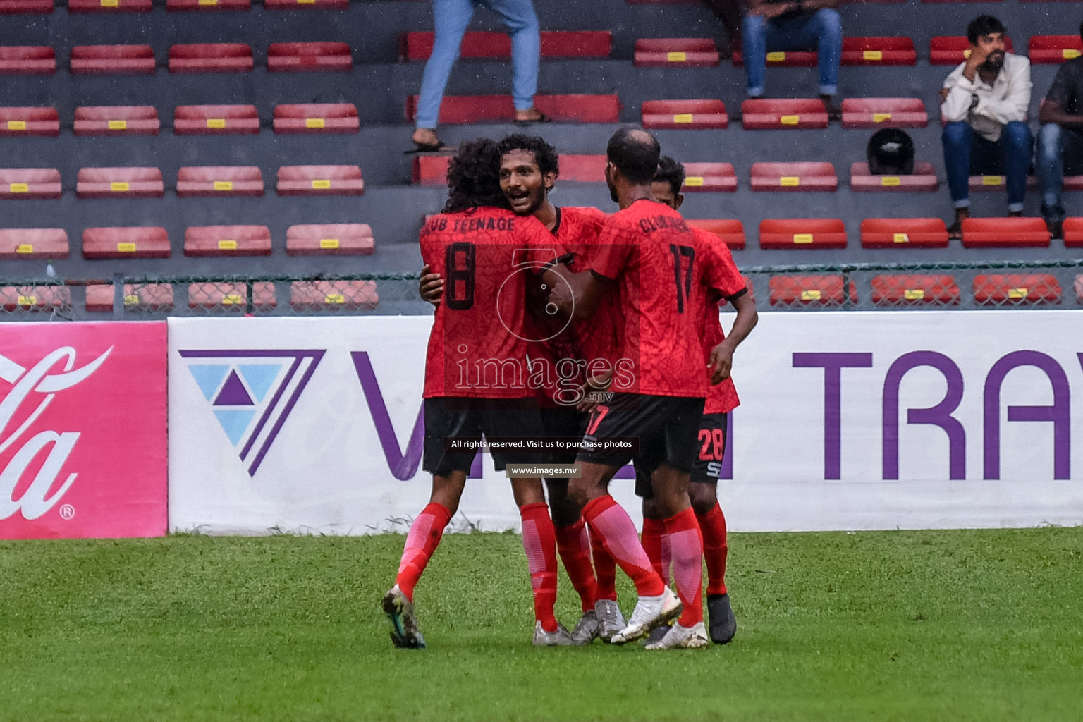 Buru Sports Club vs Club Teenage in Dhivehi Premier League Qualification 22 on 30th Aug 2022, held in National Football Stadium, Male', Maldives Photos: Nausham Waheed / Images.mv