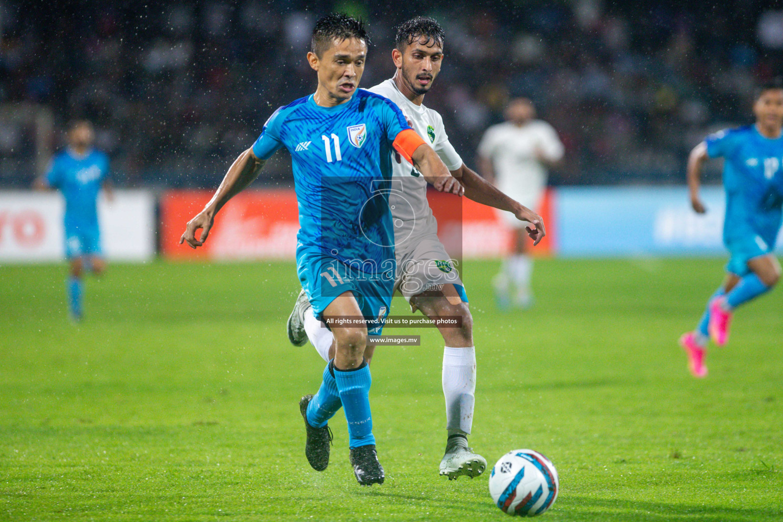 India vs Pakistan in the opening match of SAFF Championship 2023 held in Sree Kanteerava Stadium, Bengaluru, India, on Wednesday, 21st June 2023. Photos: Nausham Waheed / images.mv