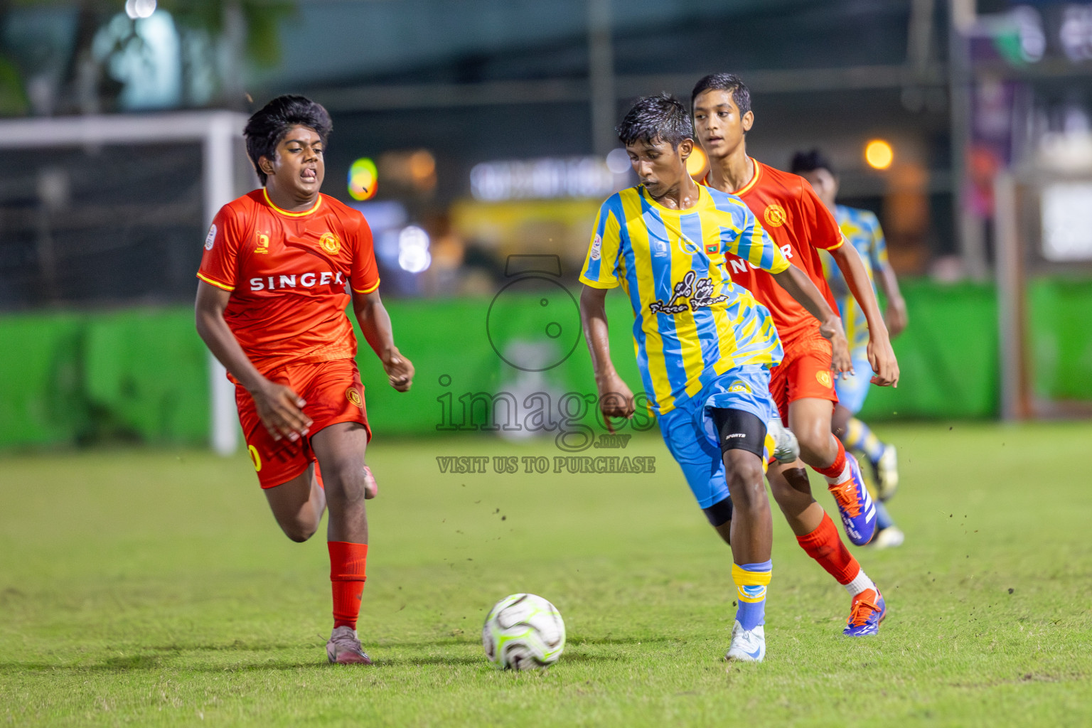 Dhivehi Youth League 2024 - Day 1. Matches held at Henveiru Stadium on 21st November 2024 , Thursday. Photos: Shuu Abdul Sattar/ Images.mv