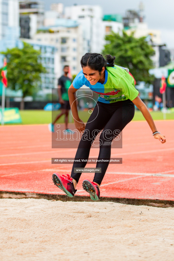 Day 2 of National Athletics Championship 2023 was held in Ekuveni Track at Male', Maldives on Friday, 24th November 2023. Photos: Hassan Simah / images.mv