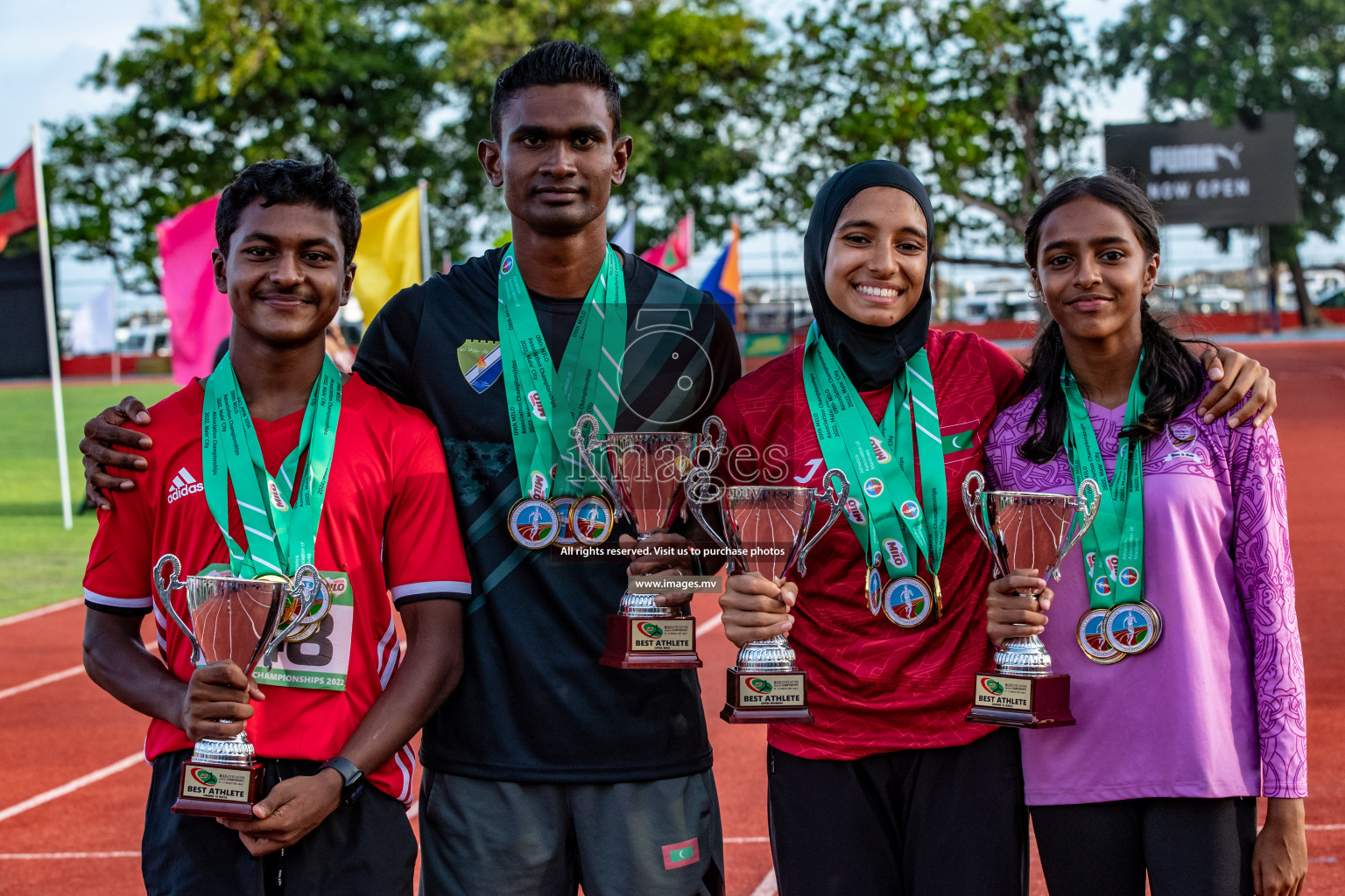 Day 3 of Milo Association Athletics Championship 2022 on 27th Aug 2022, held in, Male', Maldives Photos: Nausham Waheed / Images.mv