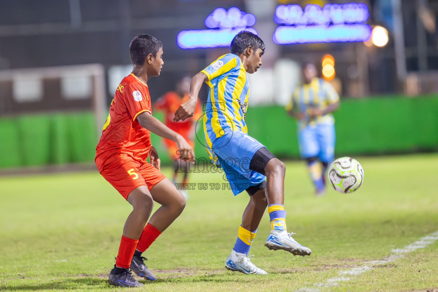 Dhivehi Youth League 2024 - Day 1. Matches held at Henveiru Stadium on 21st November 2024 , Thursday. Photos: Shuu Abdul Sattar/ Images.mv