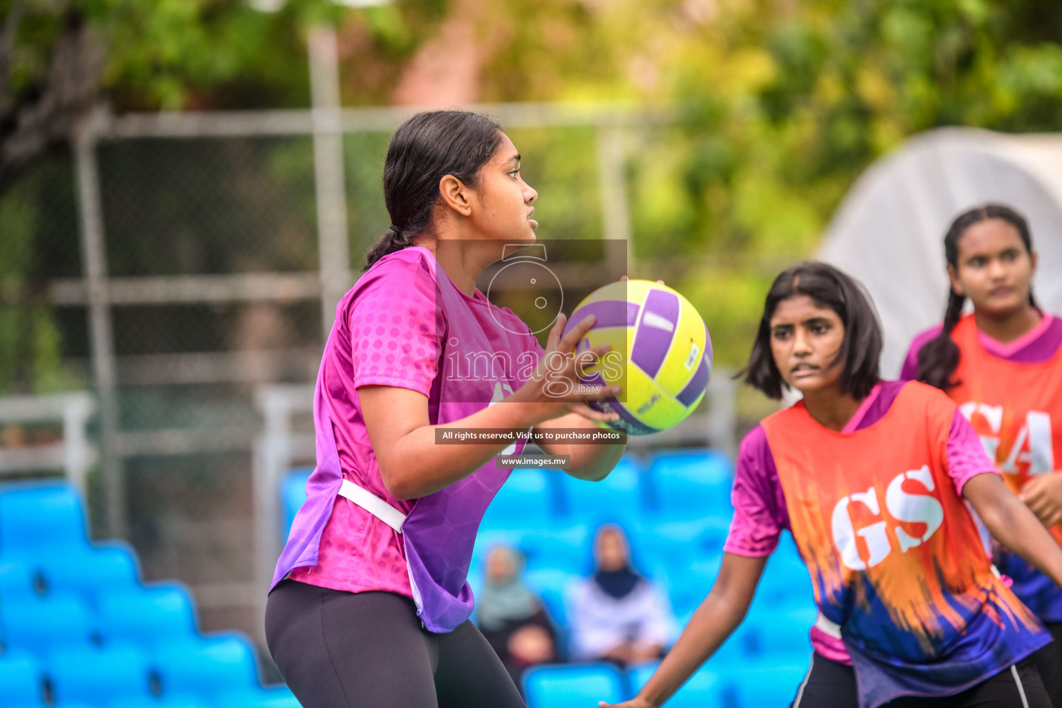 Day 10 of Junior Netball Championship 2022 held in Male', Maldives. Photos by Nausham Waheed