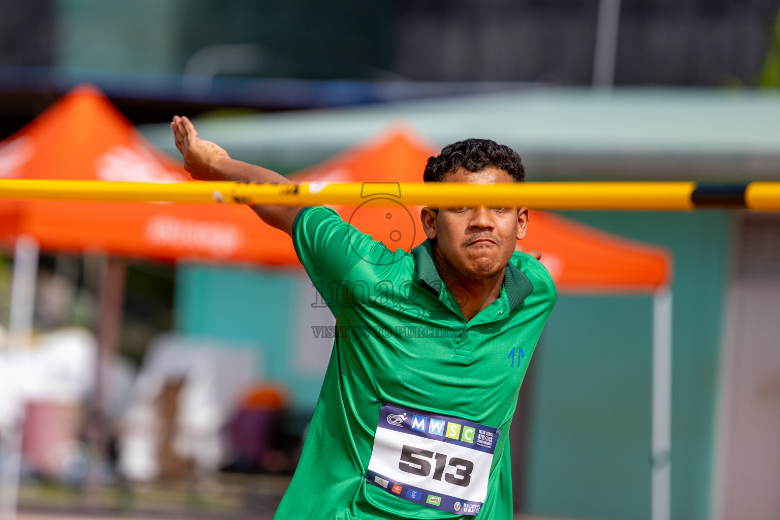 Day 2 of MWSC Interschool Athletics Championships 2024 held in Hulhumale Running Track, Hulhumale, Maldives on Sunday, 10th November 2024. 
Photos by:  Hassan Simah / Images.mv