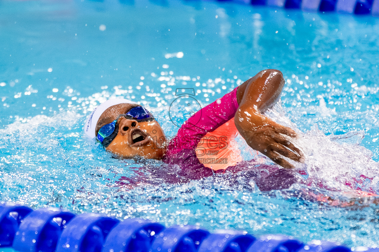 Day 2 of BML 6th National Kids Swimming Kids Festival 2025 held in Hulhumale', Maldives on Tuesday, 4th November 2024. Photos: Mohamed Mahfooz Moosa / images.mv