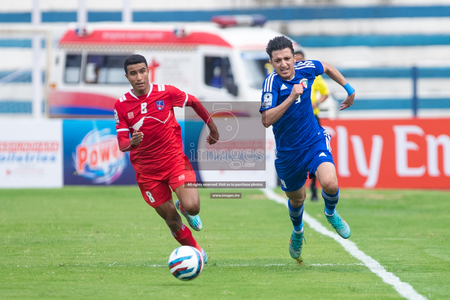 Kuwait vs Nepal in the opening match of SAFF Championship 2023 held in Sree Kanteerava Stadium, Bengaluru, India, on Wednesday, 21st June 2023. Photos: Nausham Waheed / images.mv