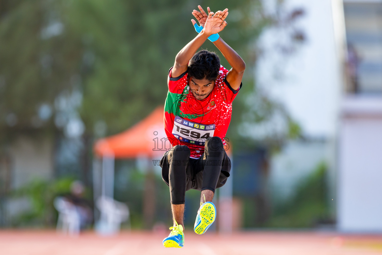 Day 5 of MWSC Interschool Athletics Championships 2024 held in Hulhumale Running Track, Hulhumale, Maldives on Wednesday, 13th November 2024. Photos by: Nausham Waheed / Images.mv