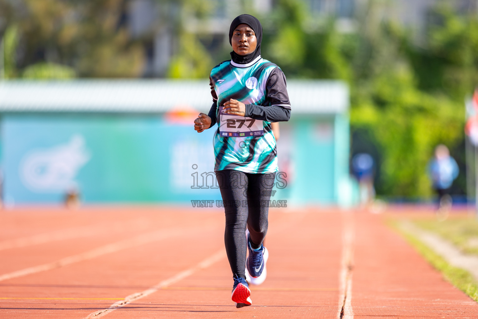 Day 4 of MWSC Interschool Athletics Championships 2024 held in Hulhumale Running Track, Hulhumale, Maldives on Tuesday, 12th November 2024. Photos by: Raaif Yoosuf / Images.mv