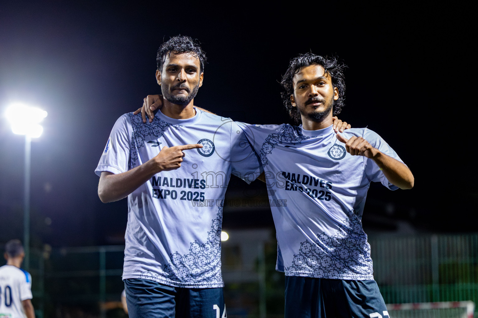 Police Club vs Trade Club in Day 13 of Office League 2025 was held on Monday, 28th April 2025 in Hulhumale', Maldives. Photos: Nausham Waheed / images.mv
