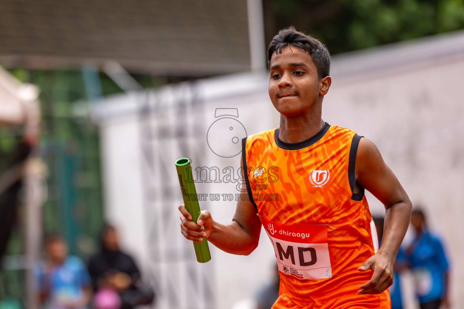 Day 6 of Inter-school Athletics Championship 2025 held in Ekuveni Synthetic Track, Male', Maldives on Sunday, 12th October 2025. Photos by: Ismail Thoriq / Images.mv