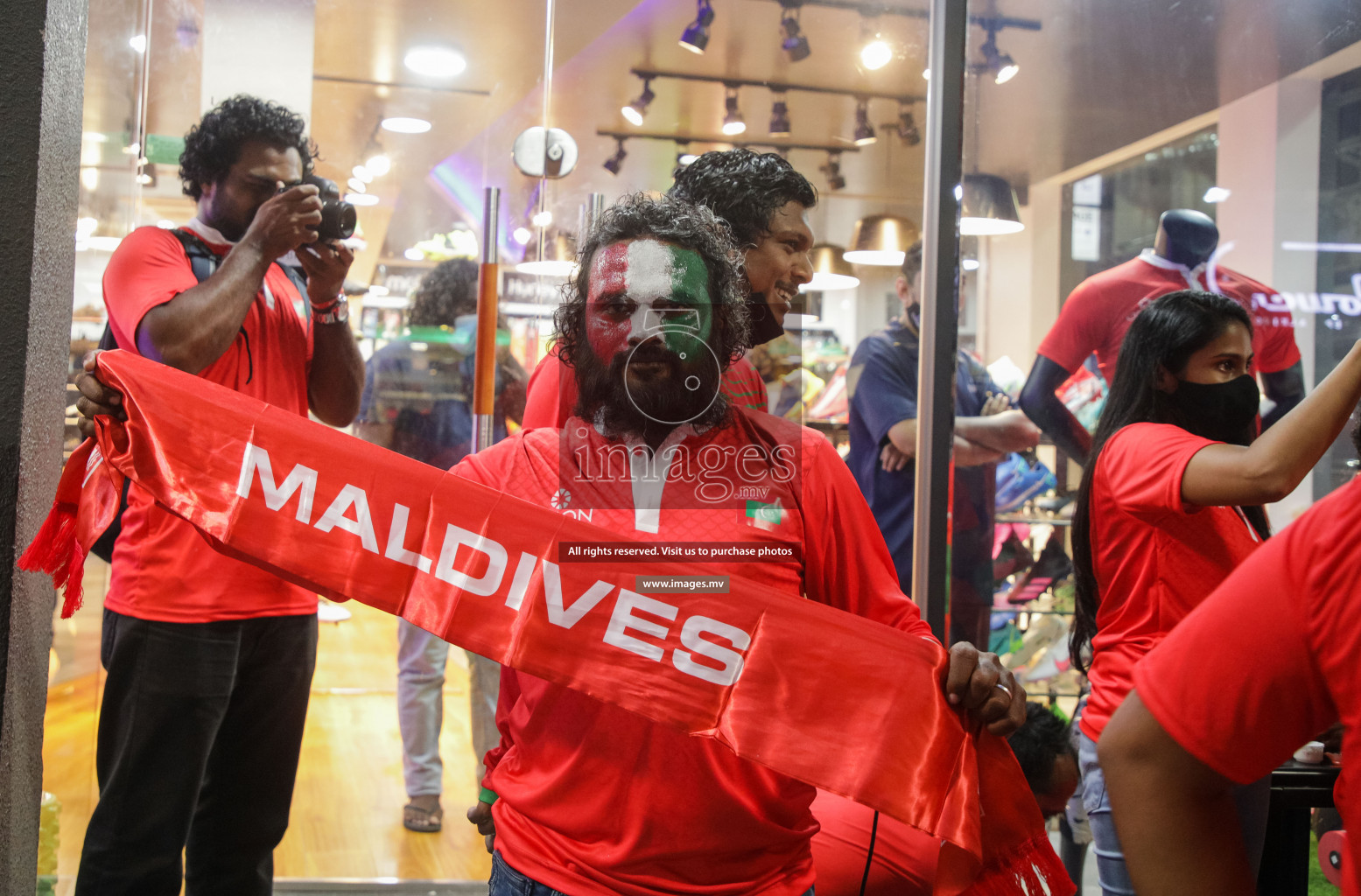 Maldives vs Bangladesh in SAFF Championship 2021 held on 7th October 2021 in Galolhu National Stadium, Male', Maldives