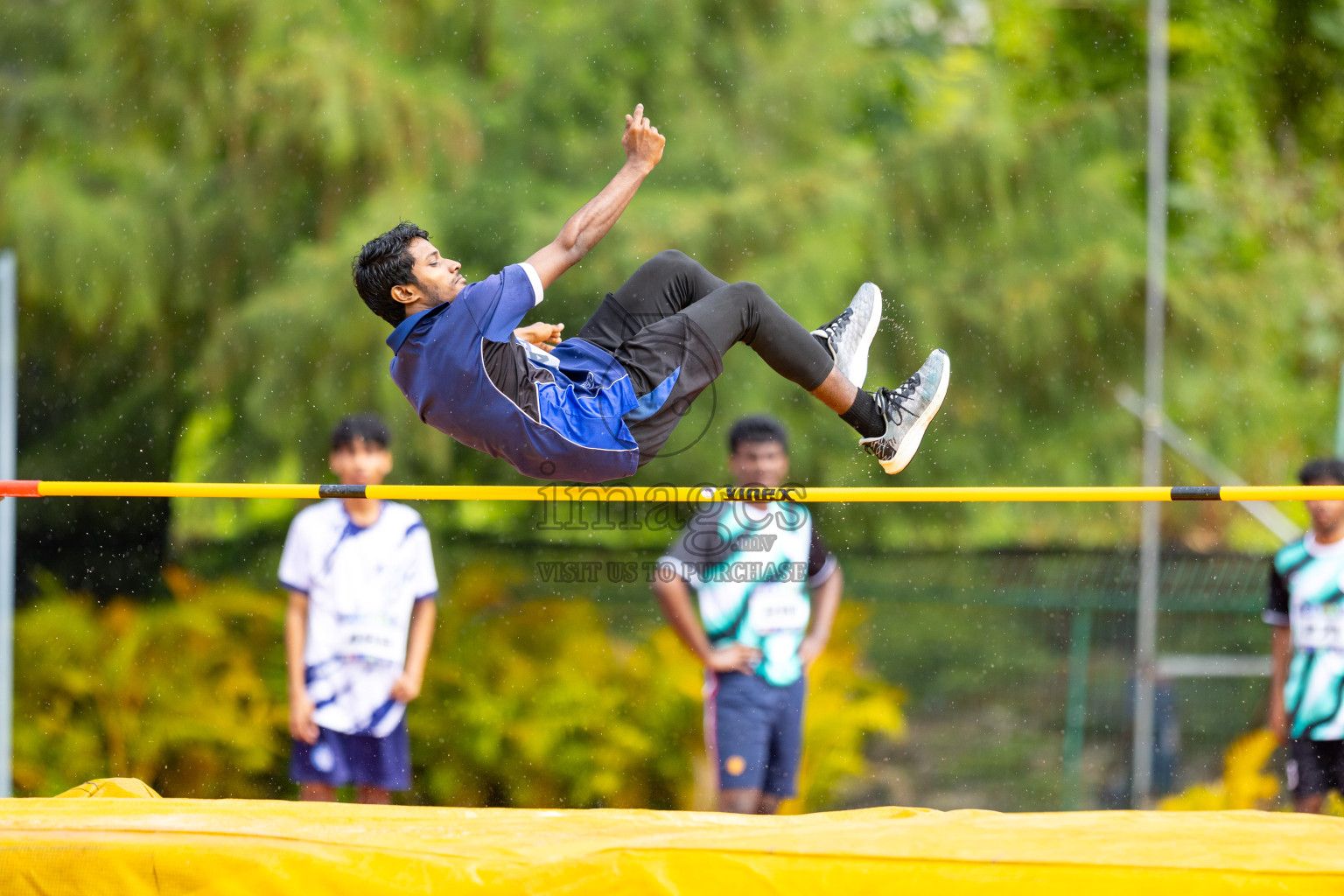 Day 1 of MWSC Interschool Athletics Championships 2024 held in Hulhumale Running Track, Hulhumale, Maldives on Saturday, 9th November 2024. 
Photos by: Ismail Thoriq / images.mv