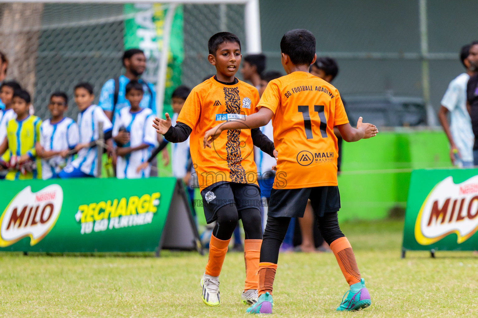Day 1 of MILO Academy Championship 2025 (U-12) was held at Henveiru Stadium in Male', Maldives on Thursday, 1st May 2025. Photos: Nausham Waheed / images.mv